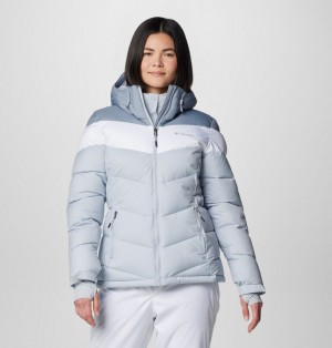 Columbia Abbott Peak Insulated Waterproof Ski Women Jackets Grey | 8346861