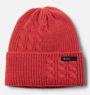 Columbia Agate Pass™ Cable Knit Women Beanie Red | 72866654
