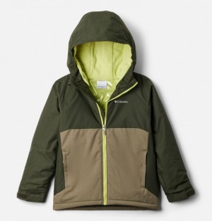 Columbia Alpine Action™ III Waterproof Boys's Ski Jackets Olive | 48795156