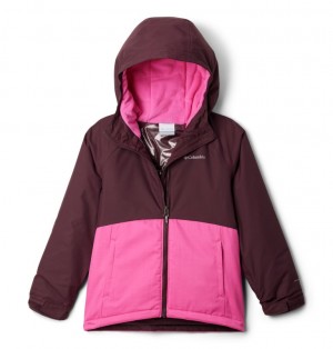 Columbia Alpine Action™ III Waterproof Girls's Ski Jackets Burgundy | 37165062