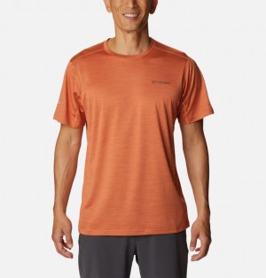 Columbia Alpine Chill™ Zero Technical Men T Shirts Orange | 49832037