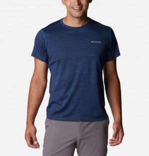 Columbia Alpine Chill™ Zero Technical Men T Shirts Navy | 45985250
