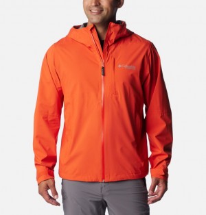Columbia Ampli-Dry™ III Waterproof Hiking Shell Men Jackets Red | 21988559