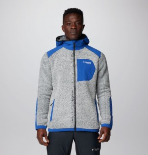 Columbia Arctic Crest™ Technical Hooded Men Fleece Jackets Grey | 62111916