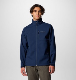 Columbia Ascender™ Hiking Men Softshell Jackets Navy | 9027870