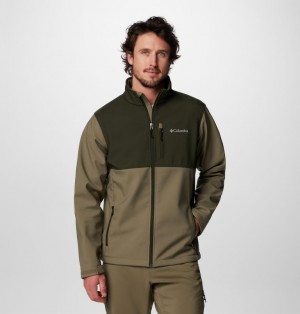 Columbia Ascender™ Hiking Men Softshell Jackets Green | 57952849