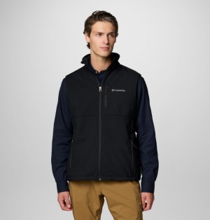 Columbia Ascender™ II Softshell Hiking Men Vest Black | 20889834