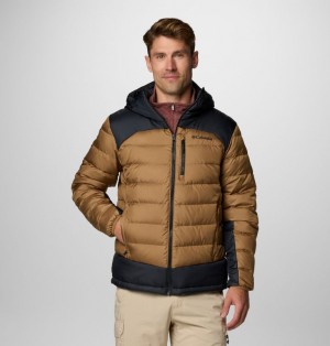 Columbia Autumn Park™ II Hooded Men Puffer Jacket Brown | 55571938