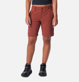 Columbia Back Beauty™ Softshell Hiking Women Shorts Red | 13464103