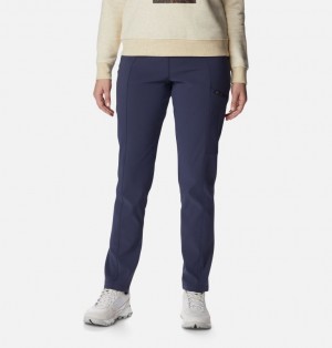 Columbia Back Beauty™ Warm Women Hiking Pants Navy | 81017854