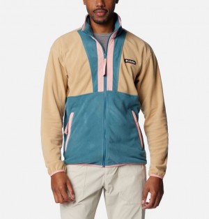 Columbia Back Bowl™ Lightweight Men Fleece Jackets Rose | 36779537