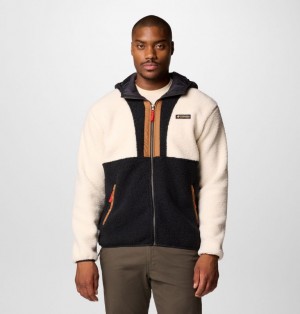 Columbia Backbowl™ II Remastered Hooded Sherpa Men Fleece Jackets Beige | 51662