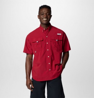 Columbia Bahama™ II Short Sleeve Men Shirts Red | 86972970