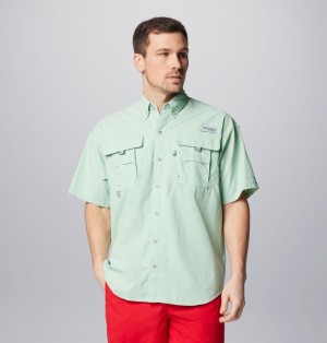 Columbia Bahama™ II Short Sleeve Men Shirts Mint | 82693298
