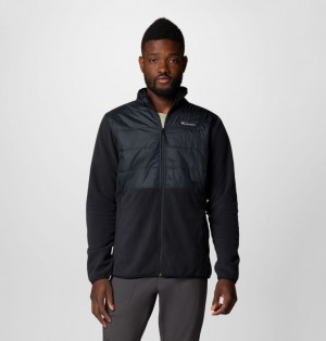 Columbia Basin Butte™ II Hybrid Men Fleece Jackets Black | 79677603