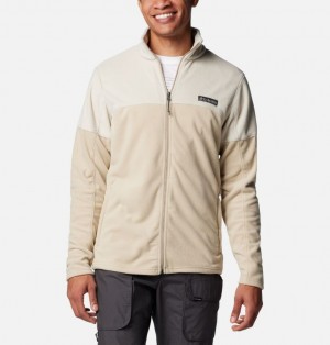 Columbia Basin Trail™ Full Zip Men Fleece Jackets Khaki | 84500826