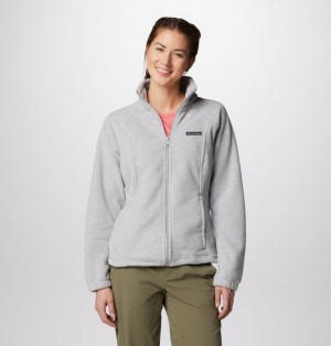 Columbia Benton Springs™ Full Zip Women Fleece Jackets Grey | 61274211