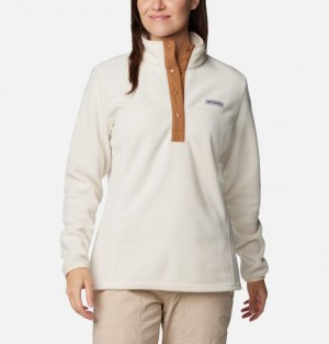 Columbia Benton Springs™ Half Snap Women Pullover White | 66086543