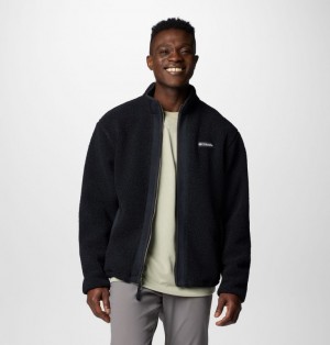 Columbia Black Mesa™ Boucle Men Fleece Jackets Black | 55979255