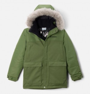 Columbia Boundary Bay™ Down Waterproof Boys's Parka Green | 69868353
