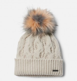 Columbia Boundless Days™ Cable Knit Pom Women Beanie Grey | 15065128
