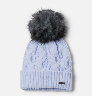 Columbia Boundless Days™ Cable Knit Pom Women Beanie Lavender | 69007627