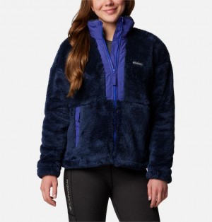 Columbia Boundless Discovery™ II Sherpa Women Fleece Jackets Navy | 78857561