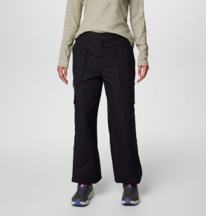Columbia Brea Falls™ Cotton Ripstop Cargo Women Pants Black | 49413255