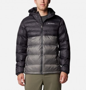 Columbia Buck Butte™ II Hooded Insulated Men Puffer Jacket Grey | 53702047