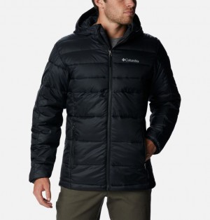 Columbia Buck Butte™ II Hooded Insulated Men Puffer Jacket Black | 90249947