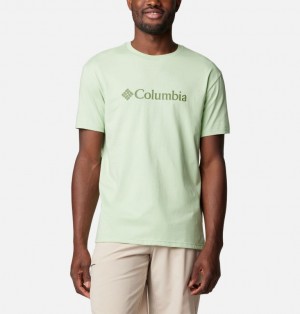 Columbia CSC Basic Logo™ Men T Shirts Green | 46254668