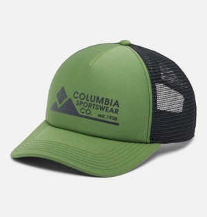 Columbia Camp Break™ Foam Trucker Men Caps Green | 63300236