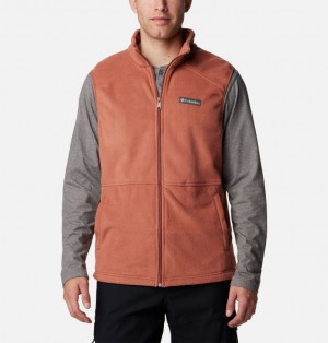 Columbia Castle Dale™ Fleece Men Vest Coral | 40418614