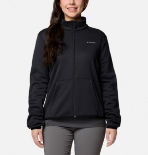 Columbia Col Hike Tech FZ Women Fleece Jackets Black | 97467190