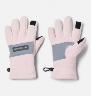 Columbia Fast Trek™ III Fleece Girls's Gloves Pink | 27396346