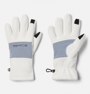 Columbia Fast Trek™ III Fleece Women Gloves White | 62279124