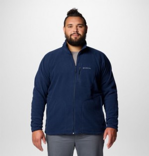 Columbia Fast Trek™ II Full Zip Extended Size Men Fleece Jackets Navy | 29317632