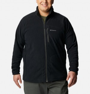 Columbia Fast Trek™ II Full Zip Extended Size Men Fleece Jackets Black | 58732429
