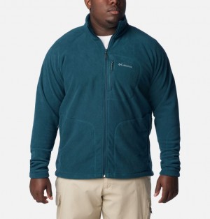 Columbia Fast Trek™ II Full Zip Extended Size Men Fleece Jackets Turquoise | 16367959