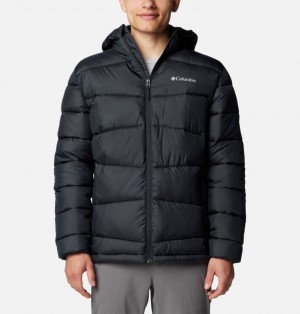 Columbia Fivemile Butte™ II Hooded Men Puffer Jacket Black | 68598374