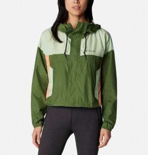 Columbia Flash Challenger™ Cropped Women Windbreaker Green | 84520635