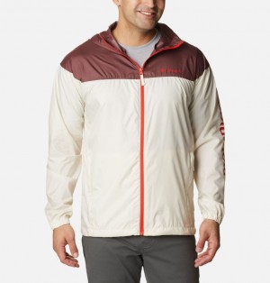 Columbia Flash Challenger™ Novelty Extended Size Men Windbreaker White | 65325259