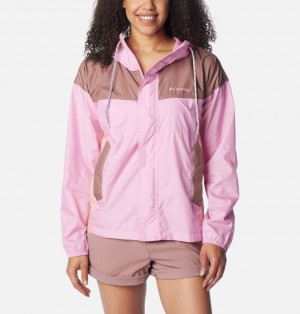 Columbia Flash Challenger™ Women Windbreaker Rose | 60544096