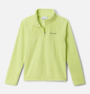 Columbia Glacial™ Half Zip Boys's Sweatshirts Green | 10139698