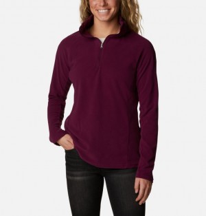 Columbia Glacial™ IV Half Zip Women Fleece Purple | 8919744