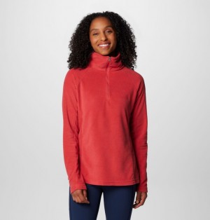 Columbia Glacial™ IV Half Zip Women Fleece Red | 67051373