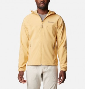 Columbia Heather Canyon™ II Softshell Hiking Men Softshell Jackets Yellow | 42155656