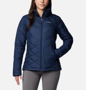 Columbia Heavenly™ Insulated Women Puffer Jacket Navy | 80117133