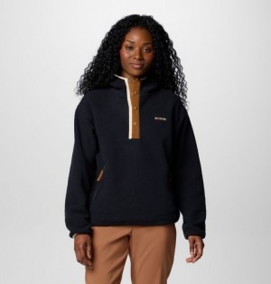 Columbia Helvetia™ II Sherpa Fleece Women Hoodie Black | 59550955