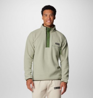 Columbia Helvetia™ Streetwear Men Fleece Green | 57638016